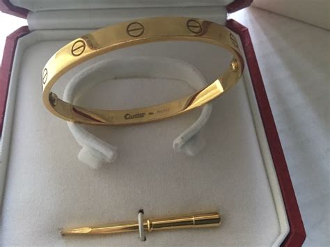 cartier love bracelets cheap|authentic used cartier love bracelet.